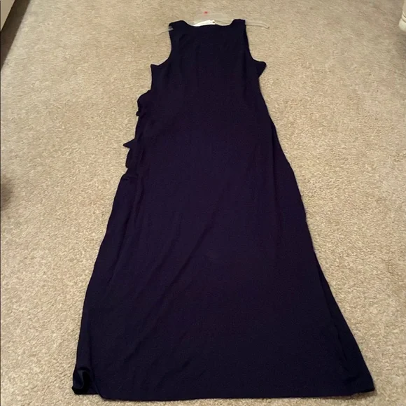 NWT Anthropologie x LSPACE Tie-Waist Blue Maxi Dress Sz M - Picture 6 of 10